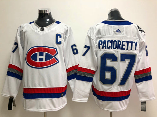 Men's Montreal Canadiens Max Pacioretty #67 White Player Game Jerseys