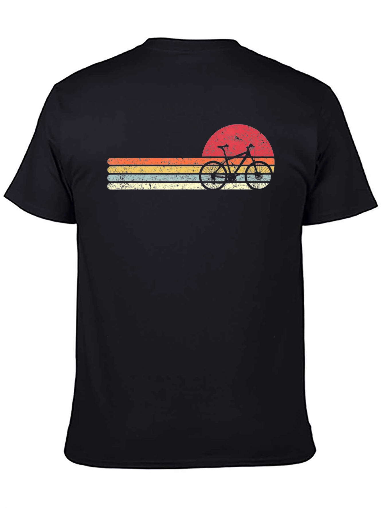 Retro Sunset Bicycle Graphic Tee