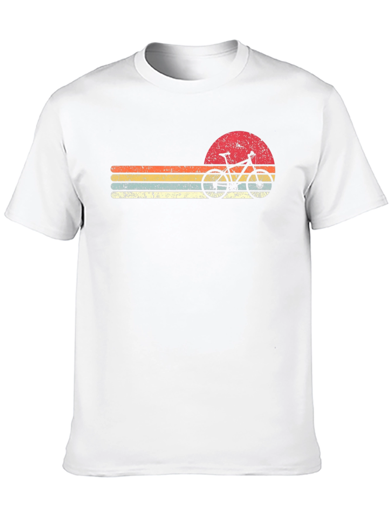 Retro Sunset Bicycle Graphic Tee