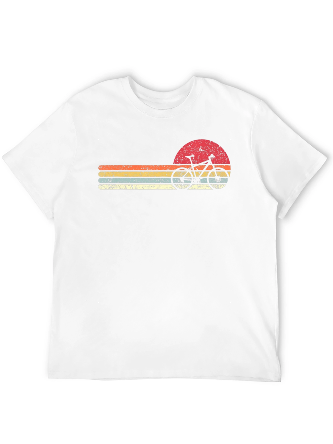 Retro Sunset Bicycle Graphic Tee