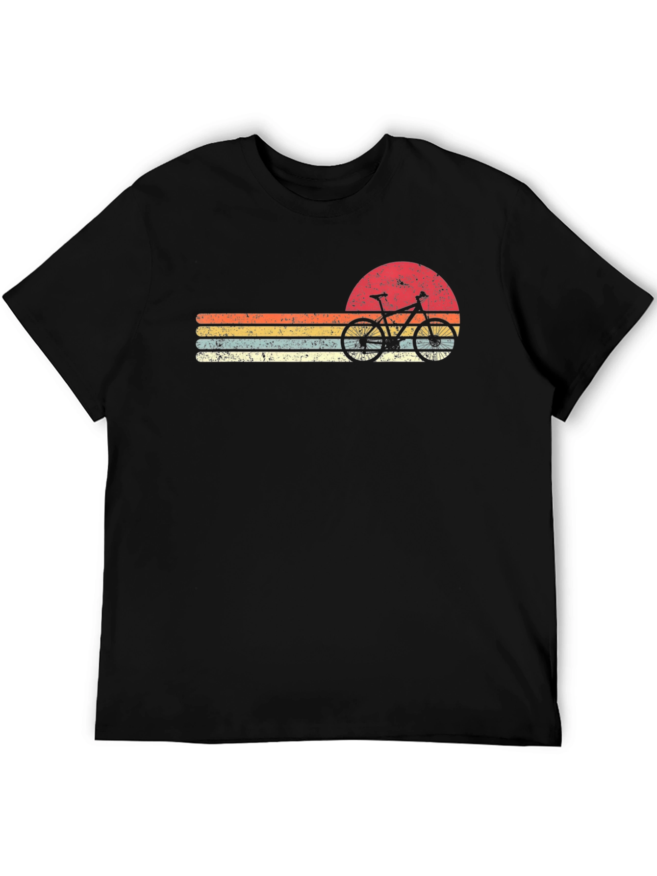 Retro Sunset Bicycle Graphic Tee