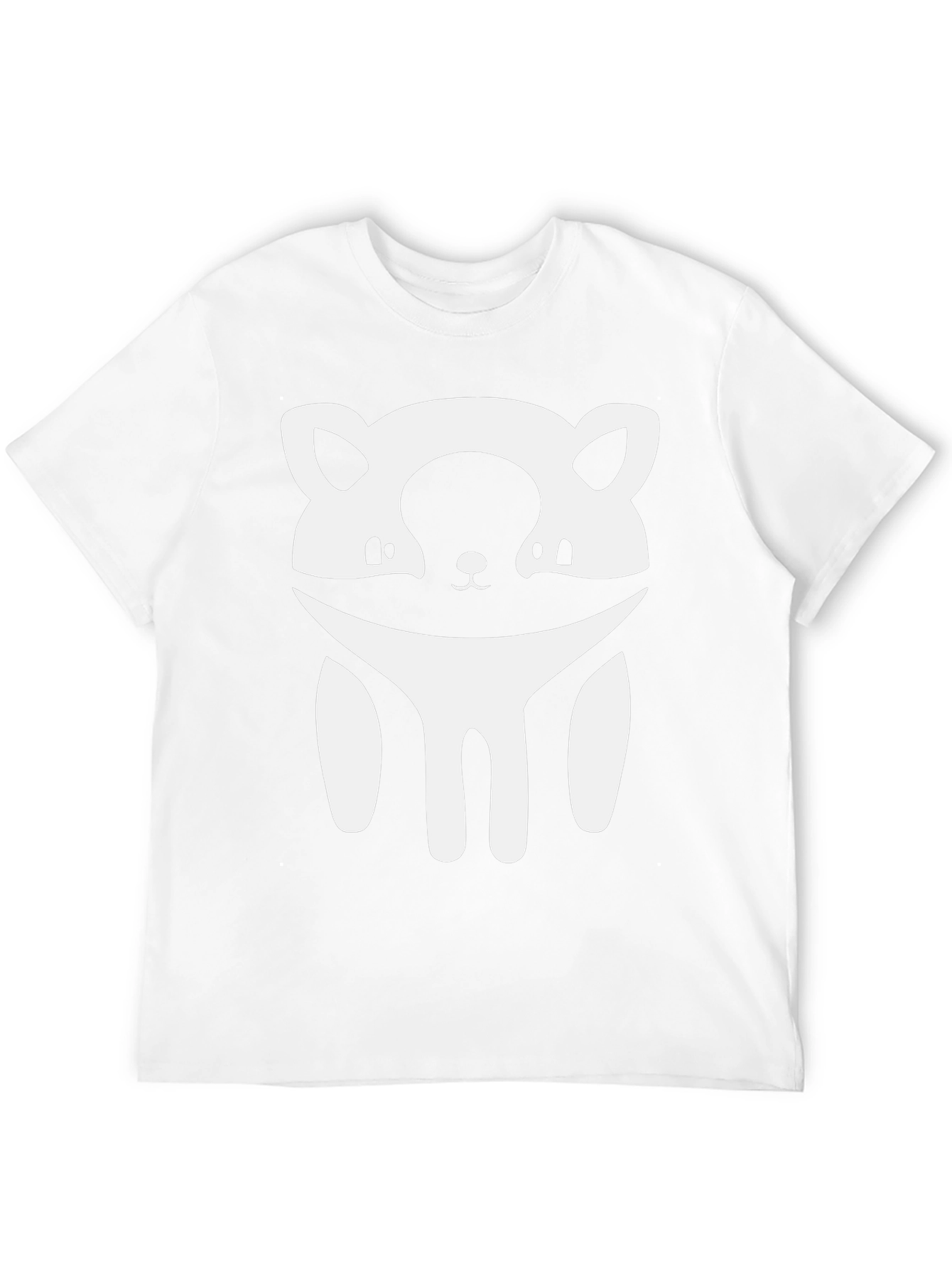 Cute Raccoon Graphic Tee - Soft Black Cotton