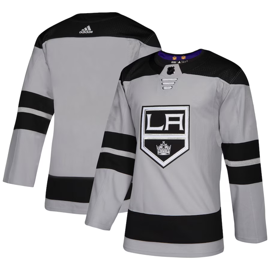 Men's Los Angeles Kings Gray Alternate Authentic Blank Jerseys