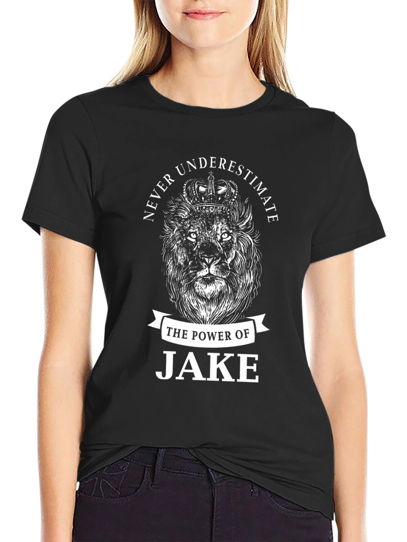 Never Underestimate Jake Lion Graphic Tee