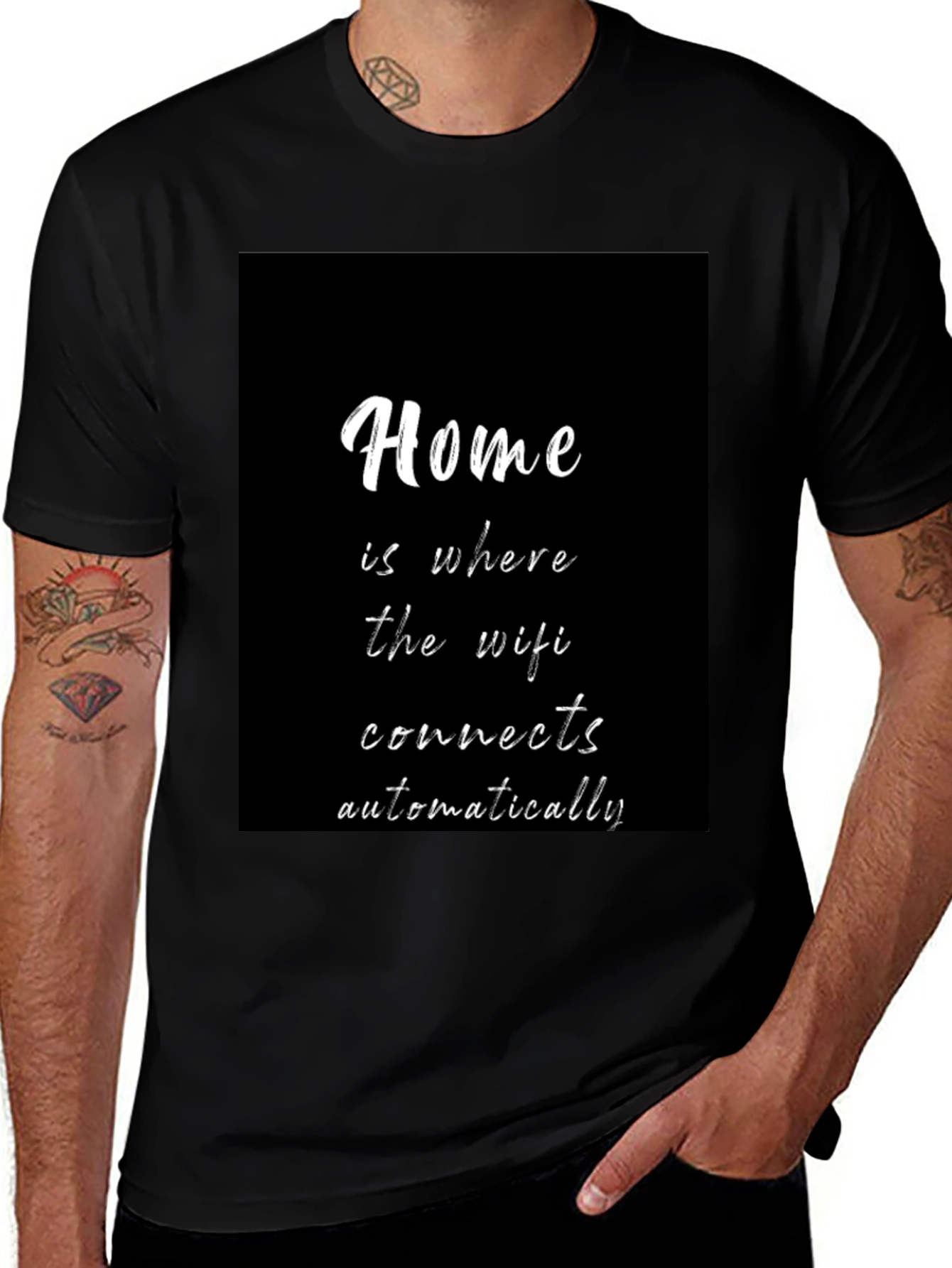 Home is Where the Wifi Connects T-Shirt