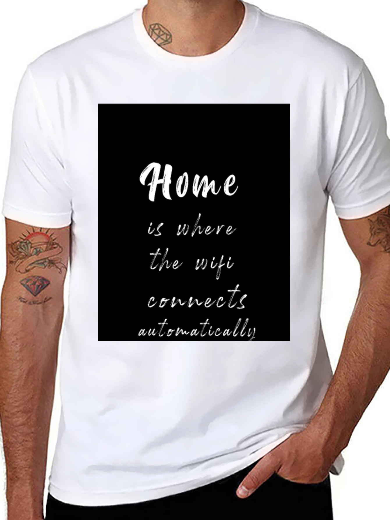 Home is Where the Wifi Connects T-Shirt