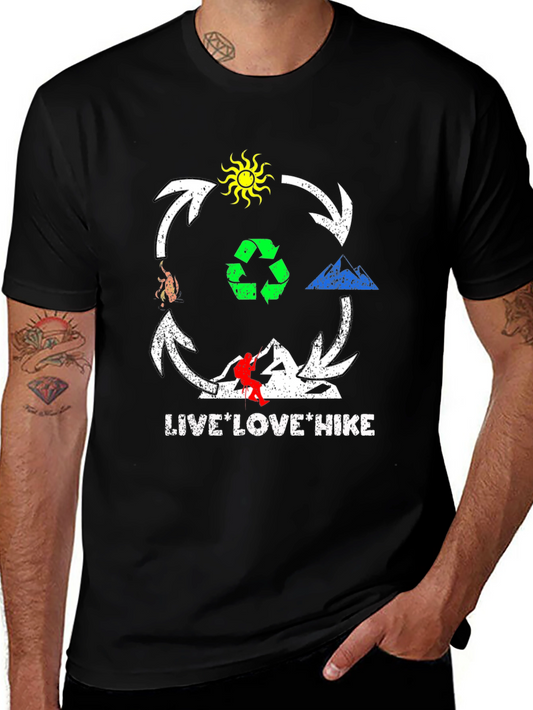 Live Love Hike Graphic T-Shirt