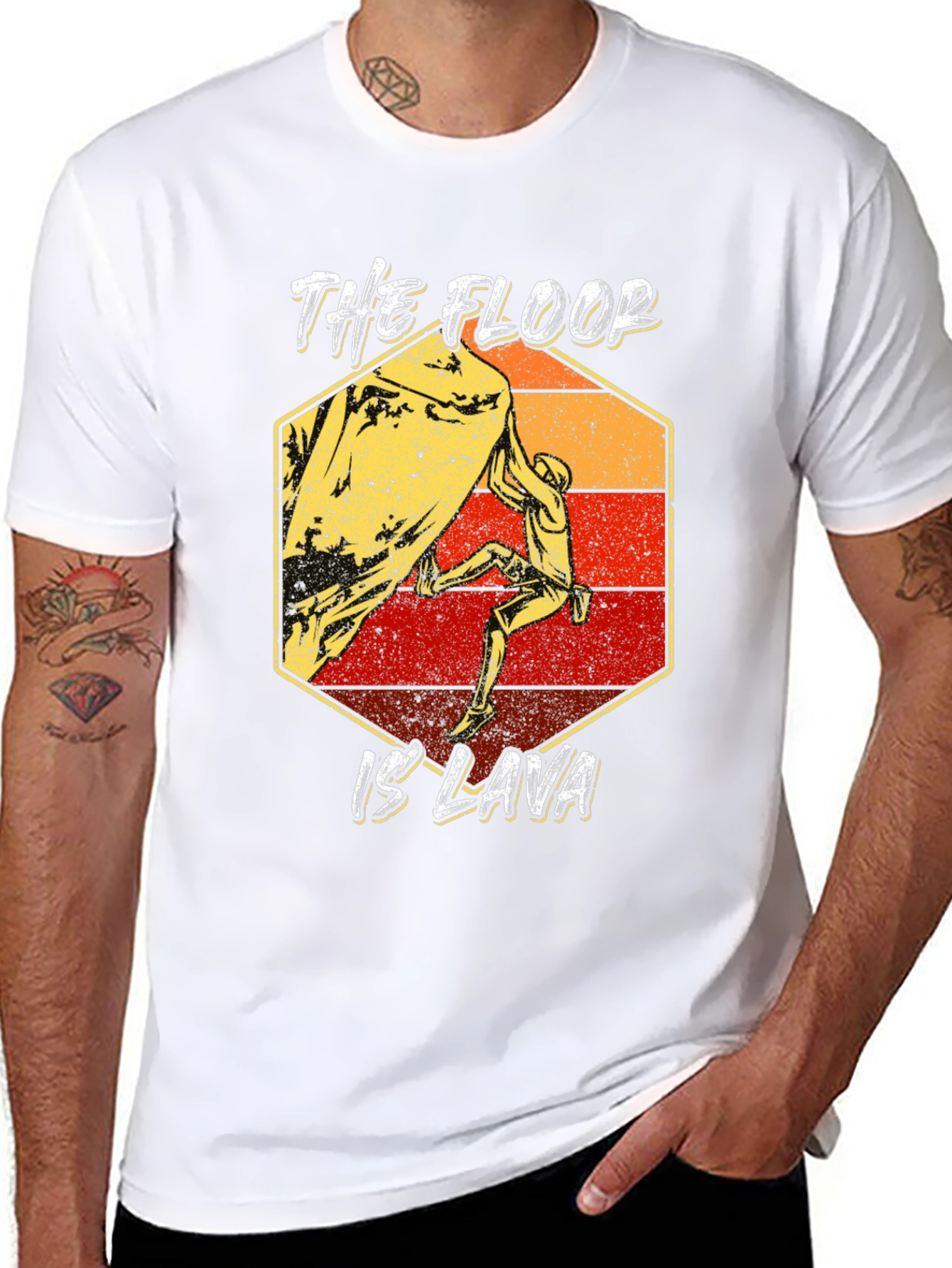 The Floor is Lava Climbing T-Shirt