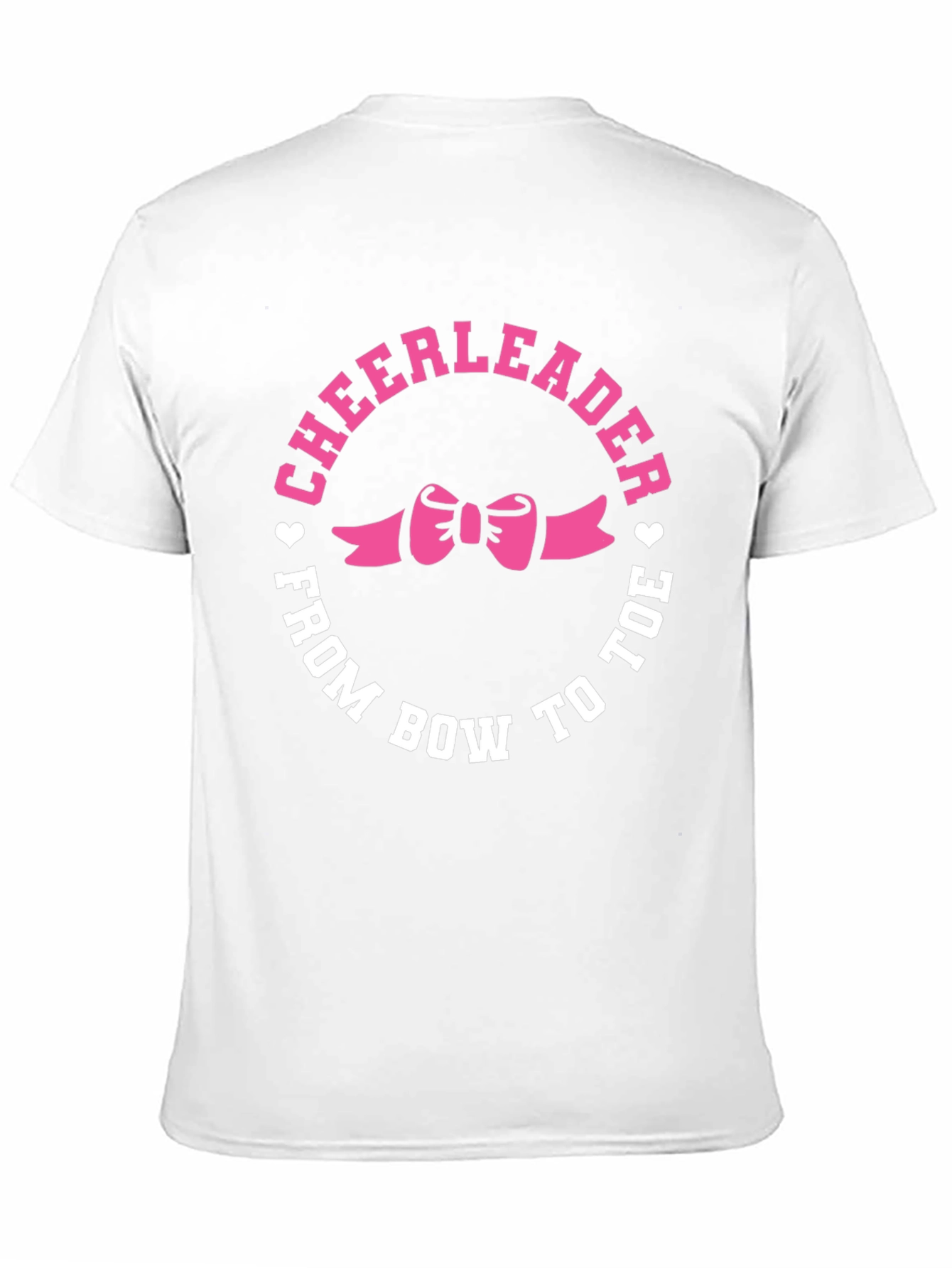 Cheerleader Bow to Toe Black T-Shirt