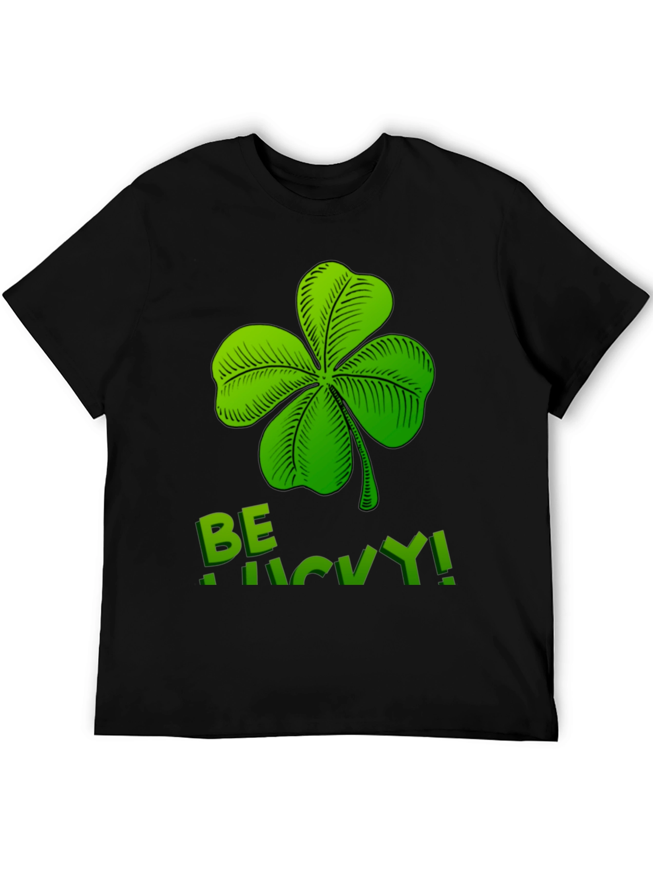 Be Lucky Shamrock Graphic T-Shirt