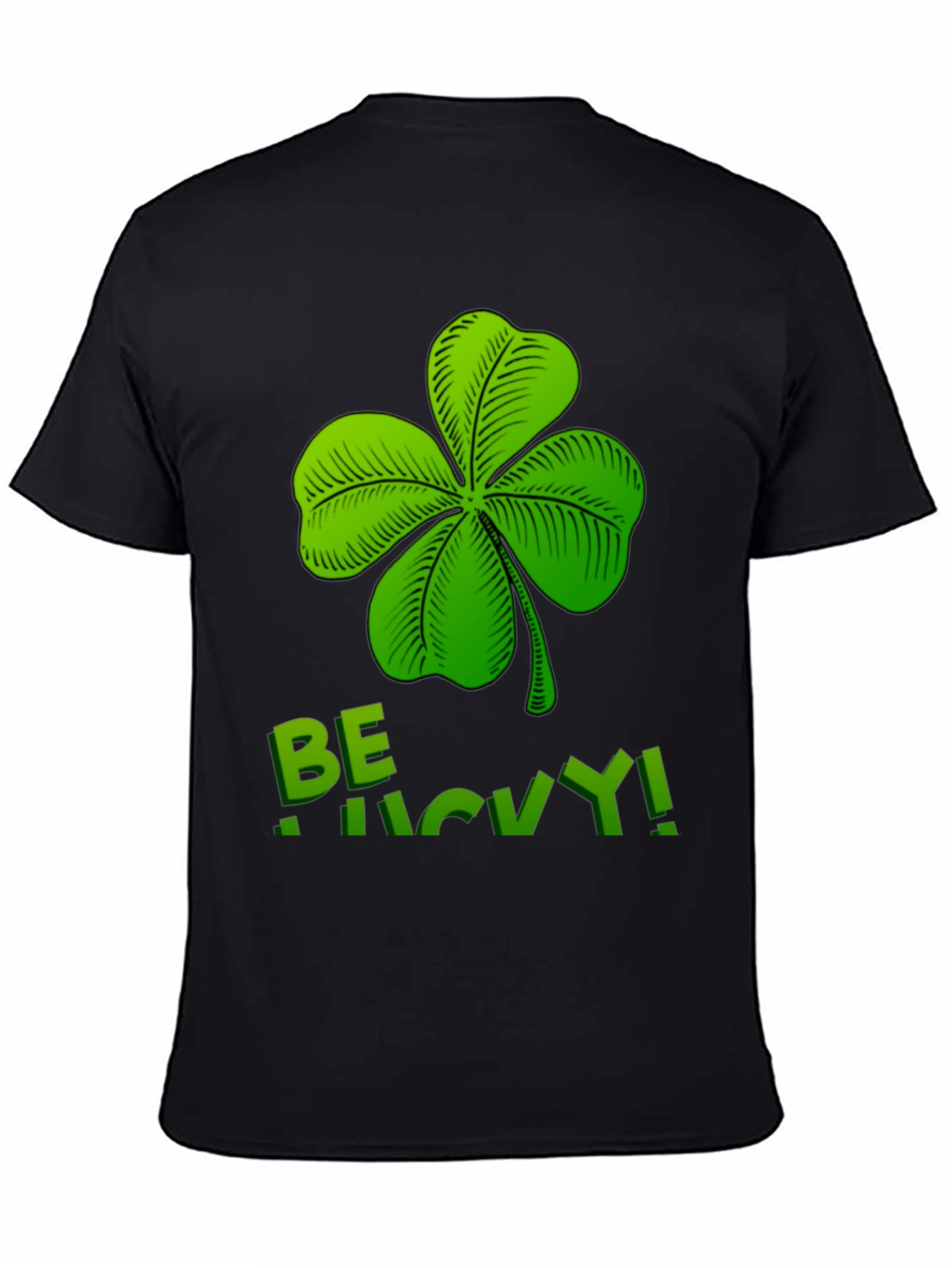 Be Lucky Shamrock Graphic T-Shirt