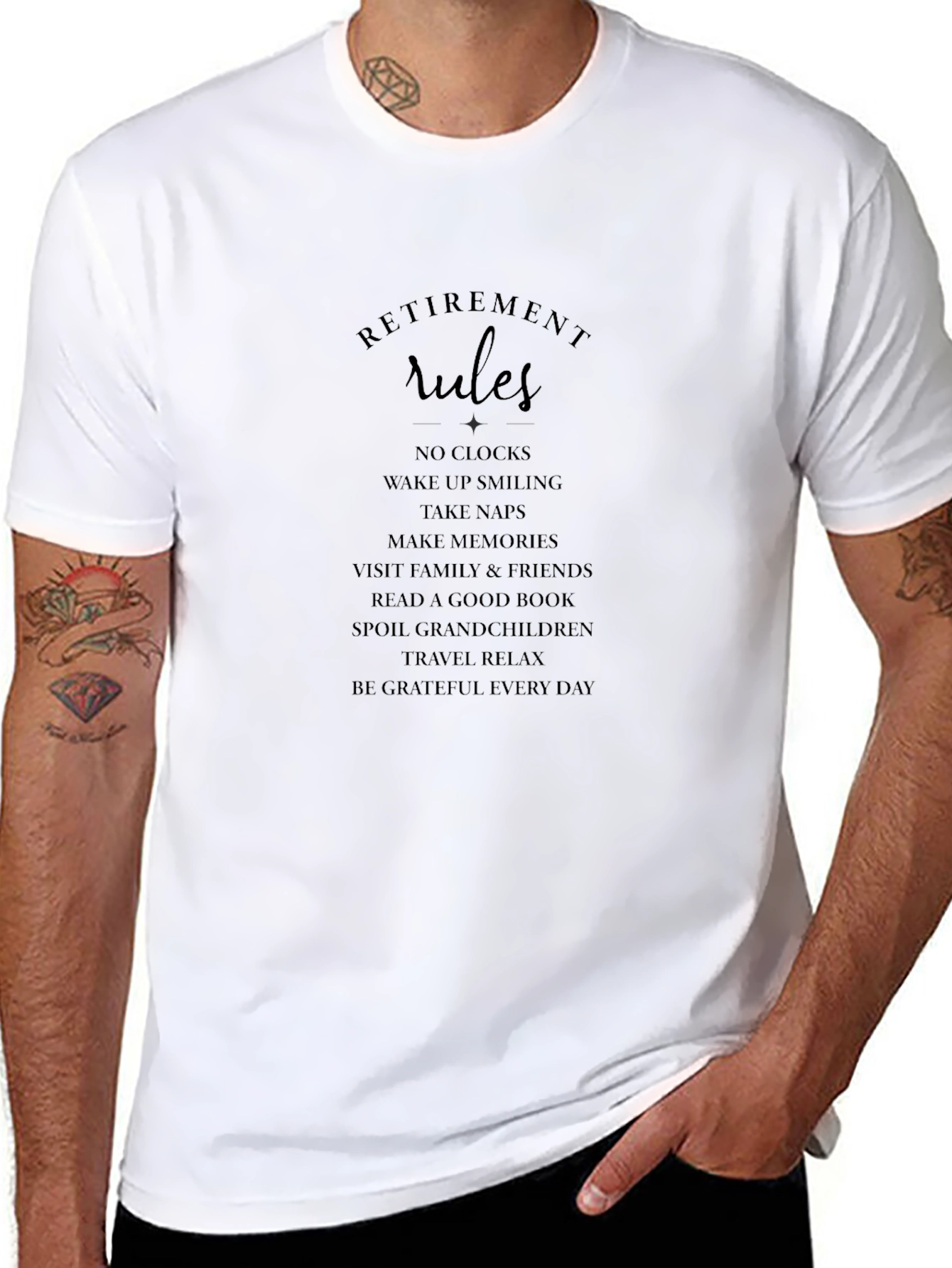 Retirement Rules Graphic T-Shirt