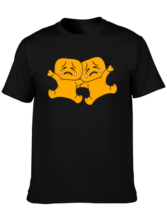 Crying Together Black T-Shirt
