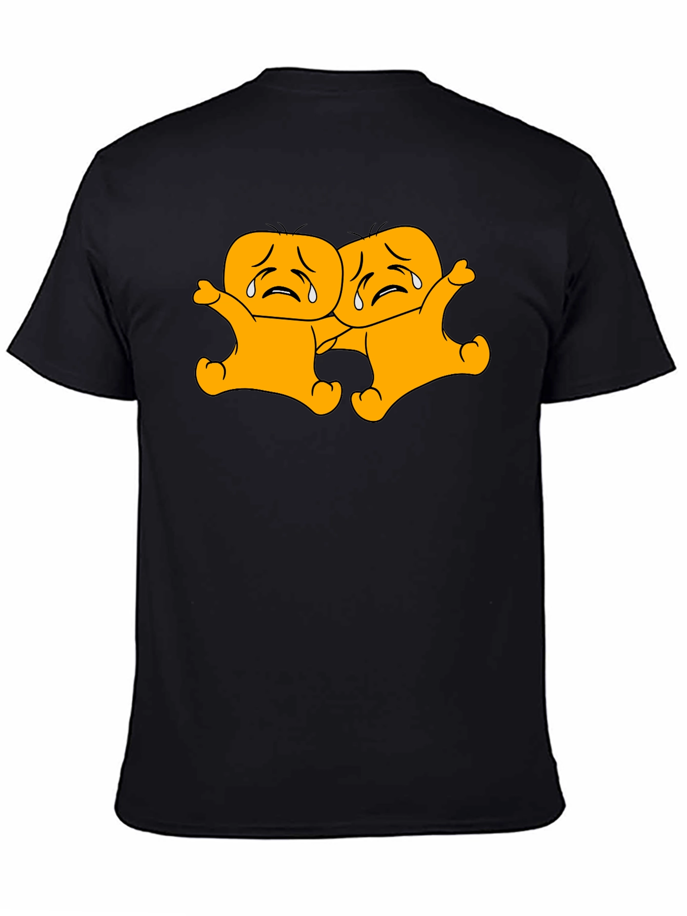 Crying Together Black T-Shirt