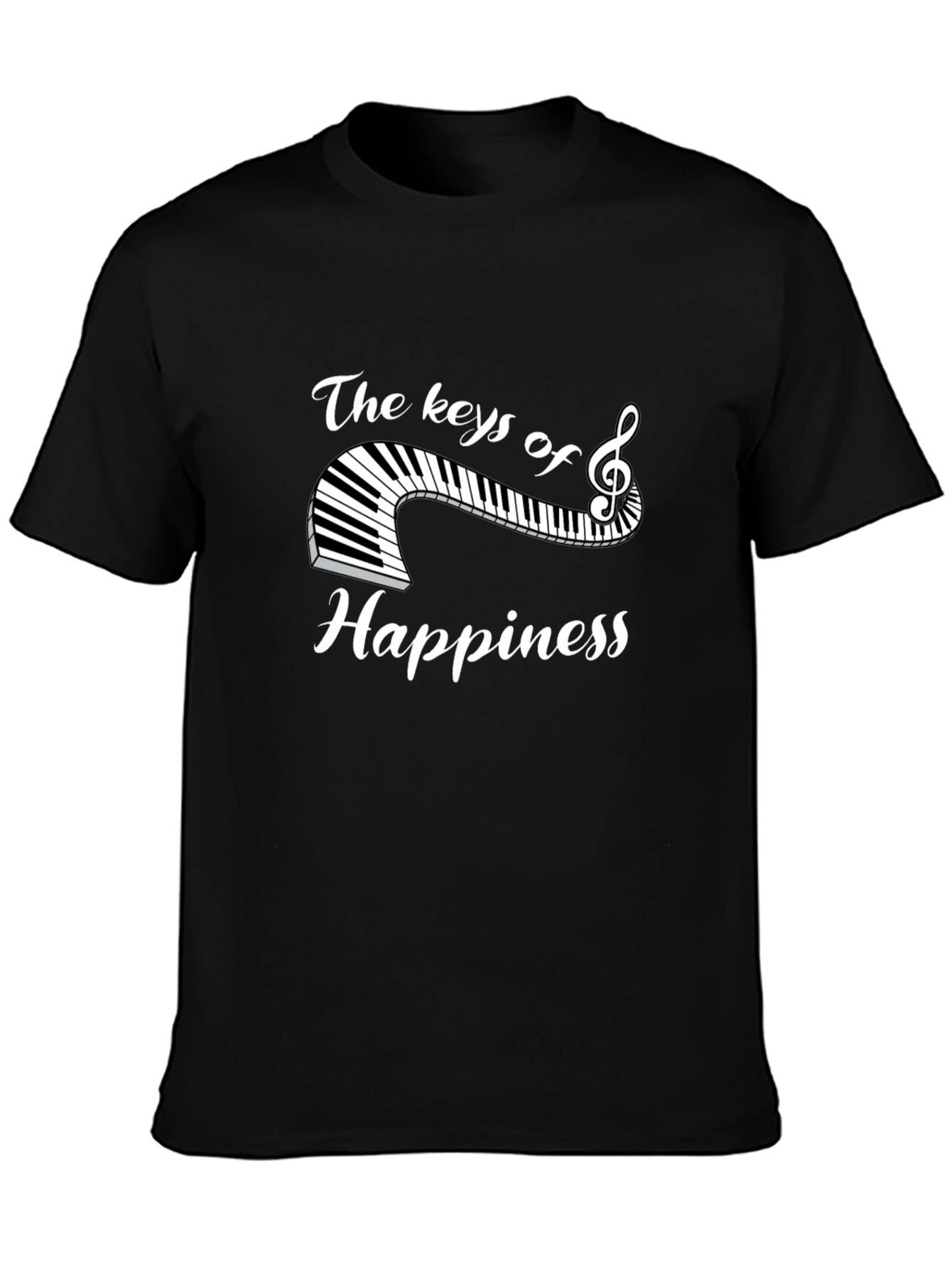 Keys of Happiness Graphic T-Shirt