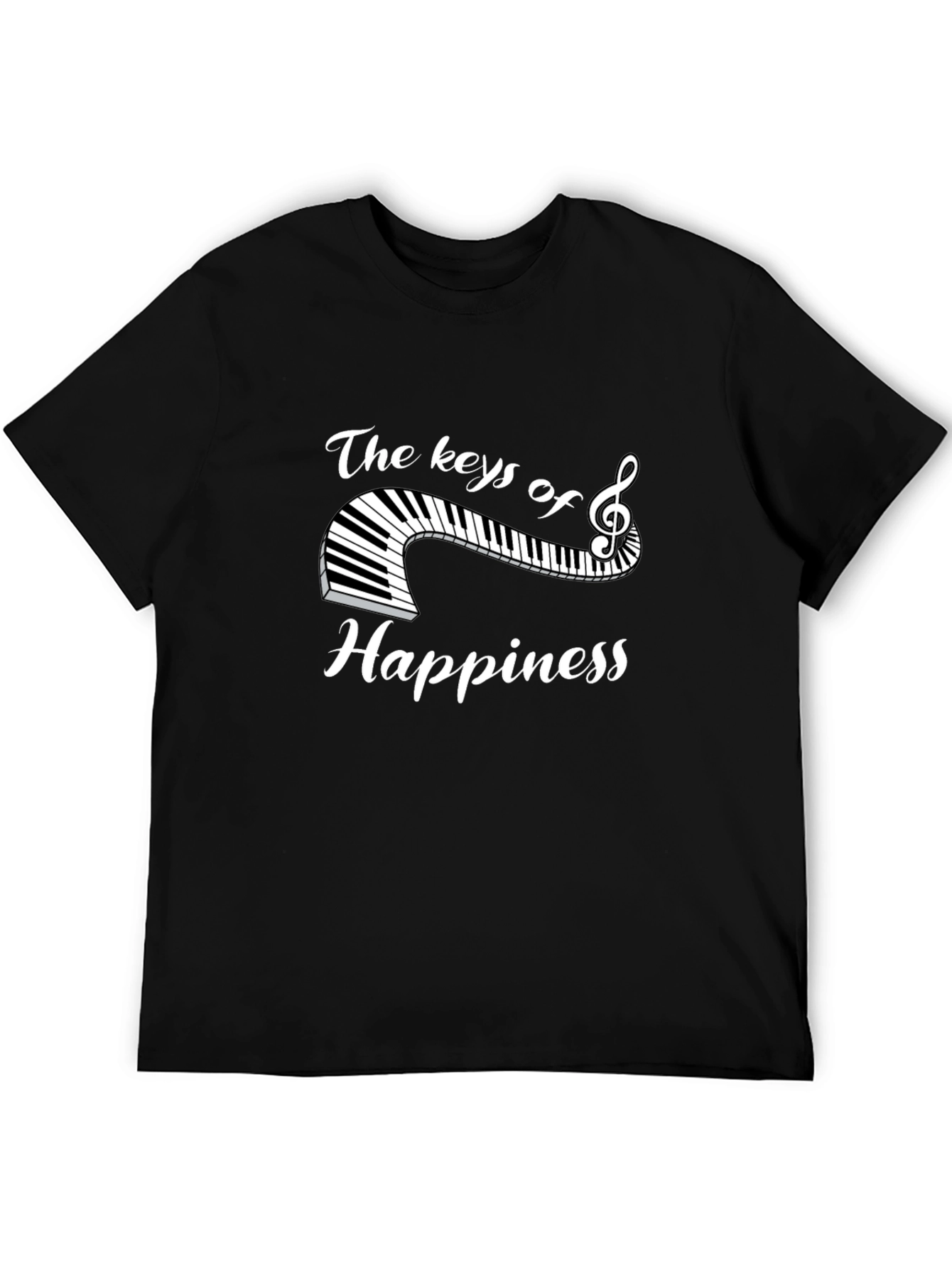 Keys of Happiness Graphic T-Shirt