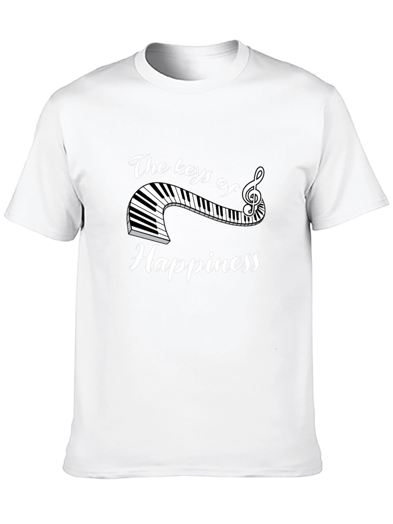 Keys of Happiness Graphic T-Shirt