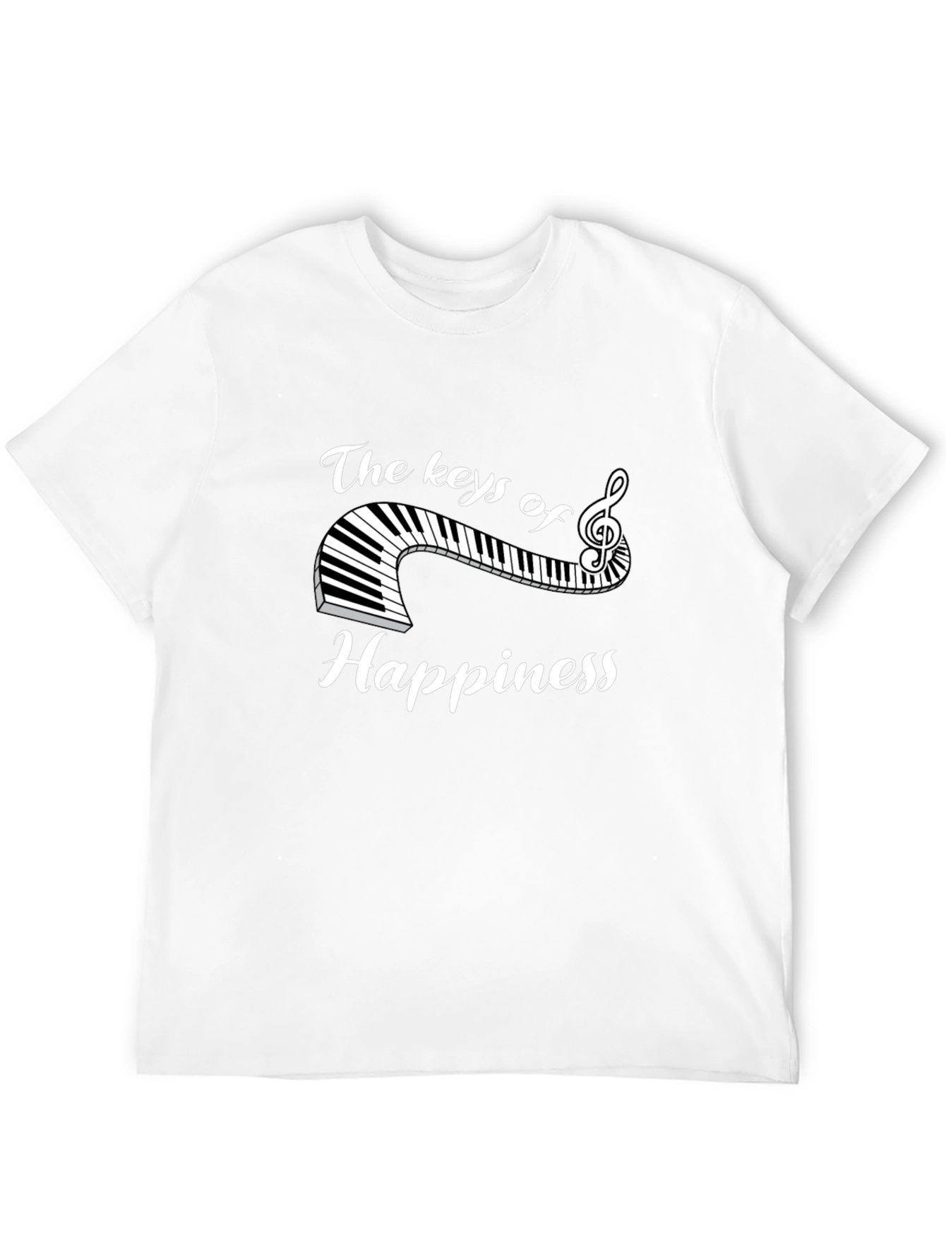 Keys of Happiness Graphic T-Shirt