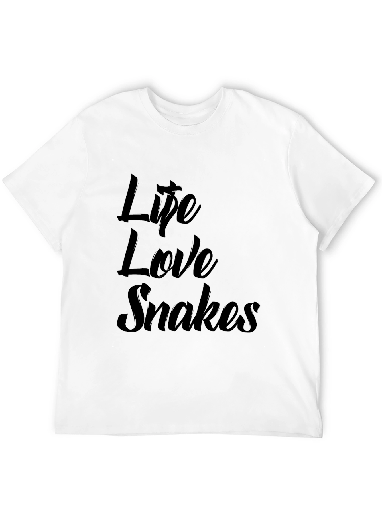 Life Love Snakes Graphic Tee - Soft Cotton Blend
