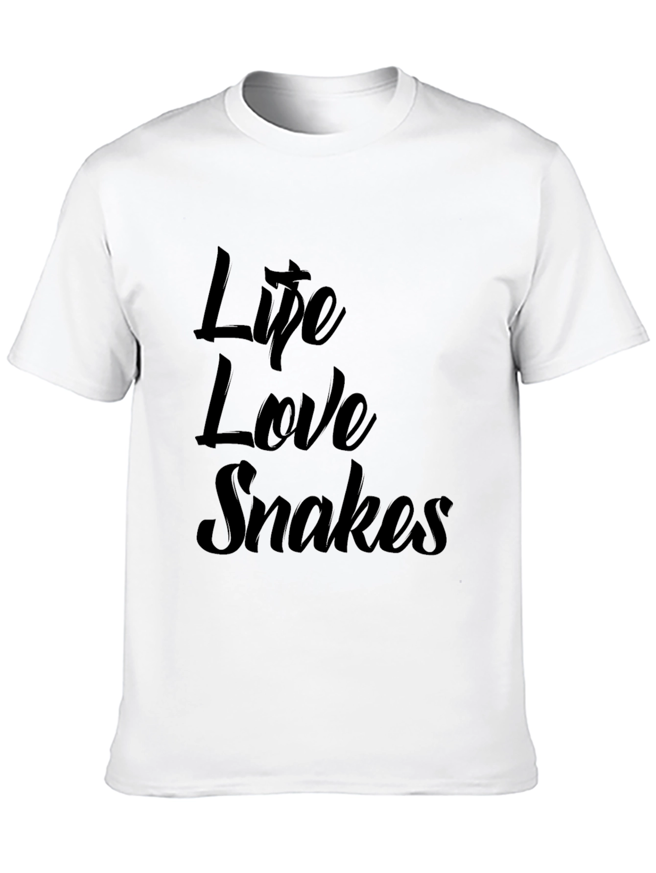 Life Love Snakes Graphic Tee - Soft Cotton Blend