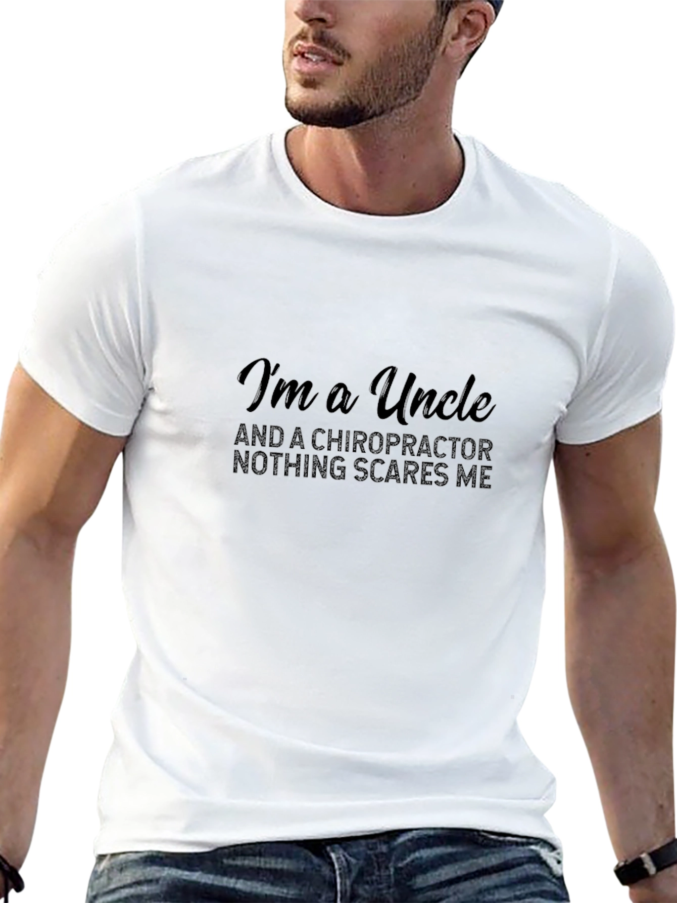 Chiropractor Uncle Graphic T-Shirt - Bold Statement Tee