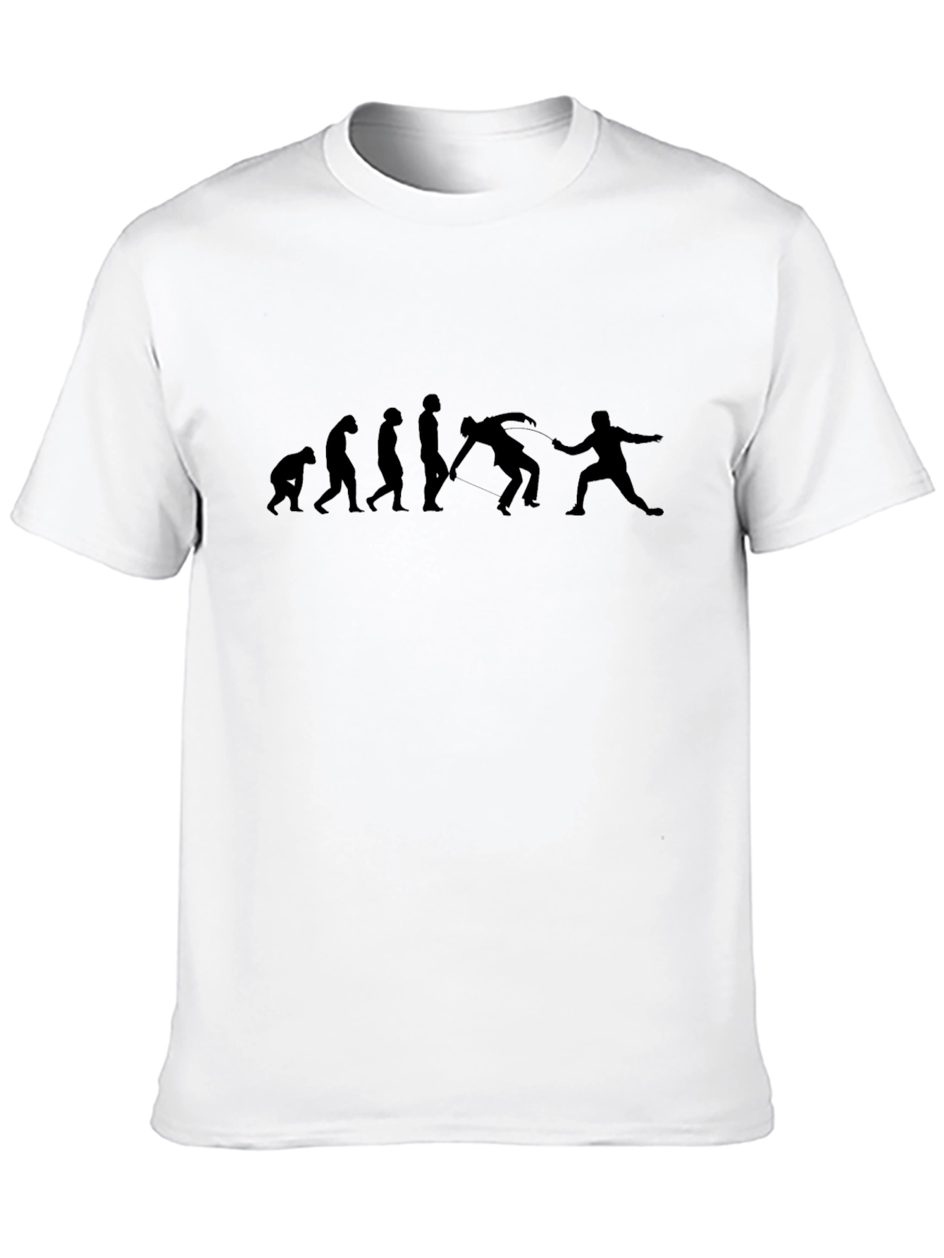 Fencing Evolution Black T-Shirt