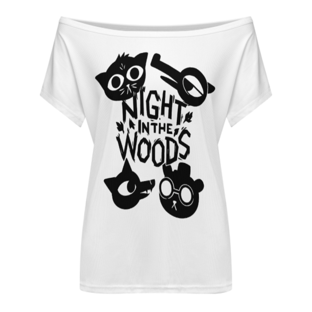 Night in the Woods Inspired Graphic Tee – Retro Indie Game Aesthetic Shirt(z406)
