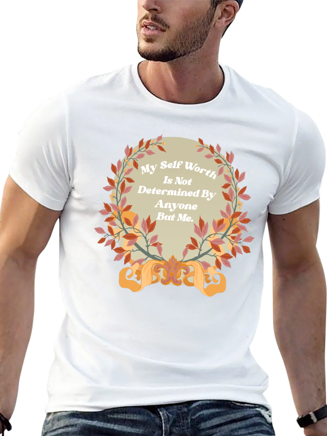 Inspirational Self Worth Black T-Shirt