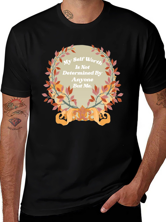 Inspirational Self Worth Black T-Shirt
