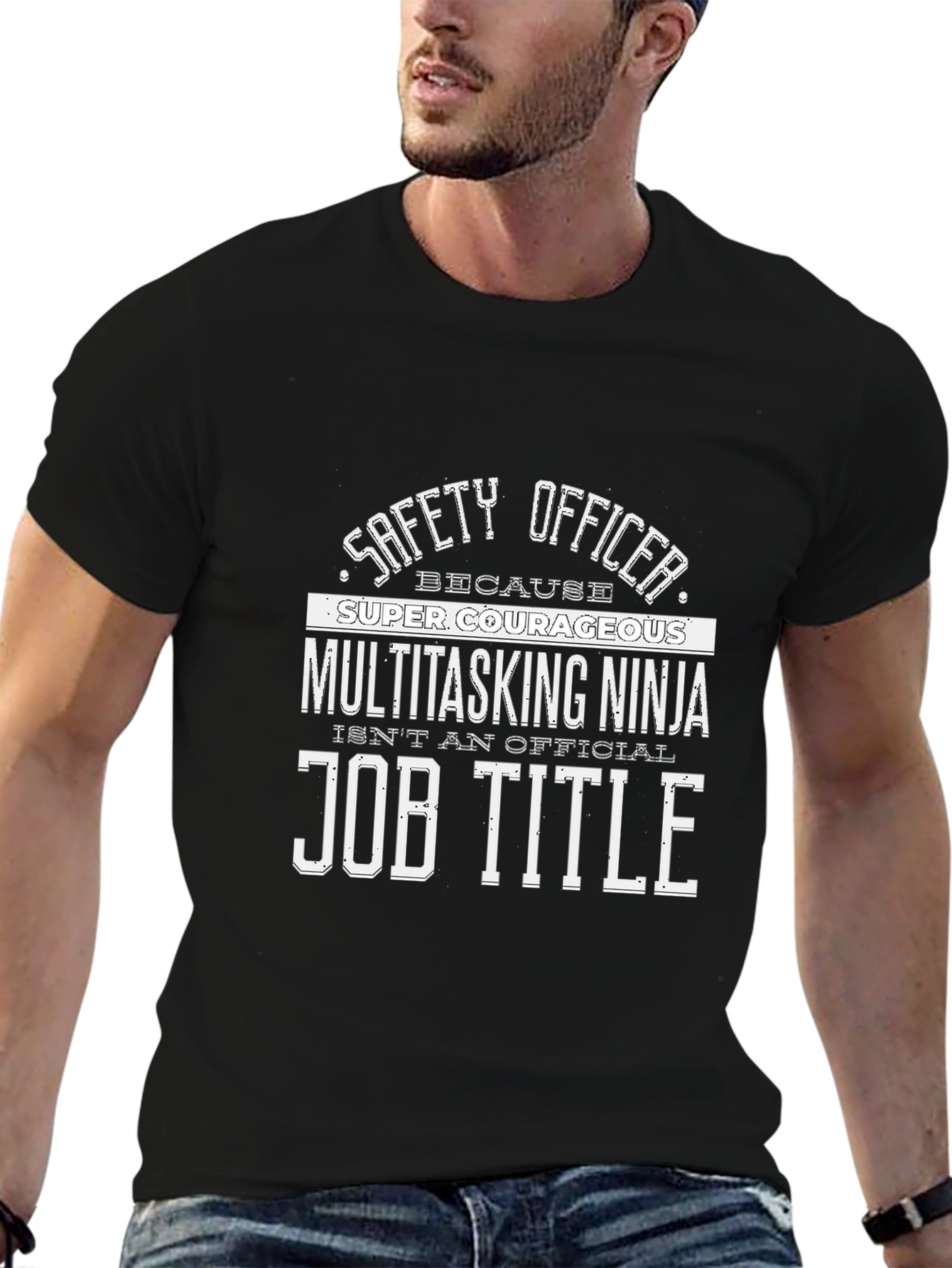 Safety Officer Multitasking Ninja Graphic Tee