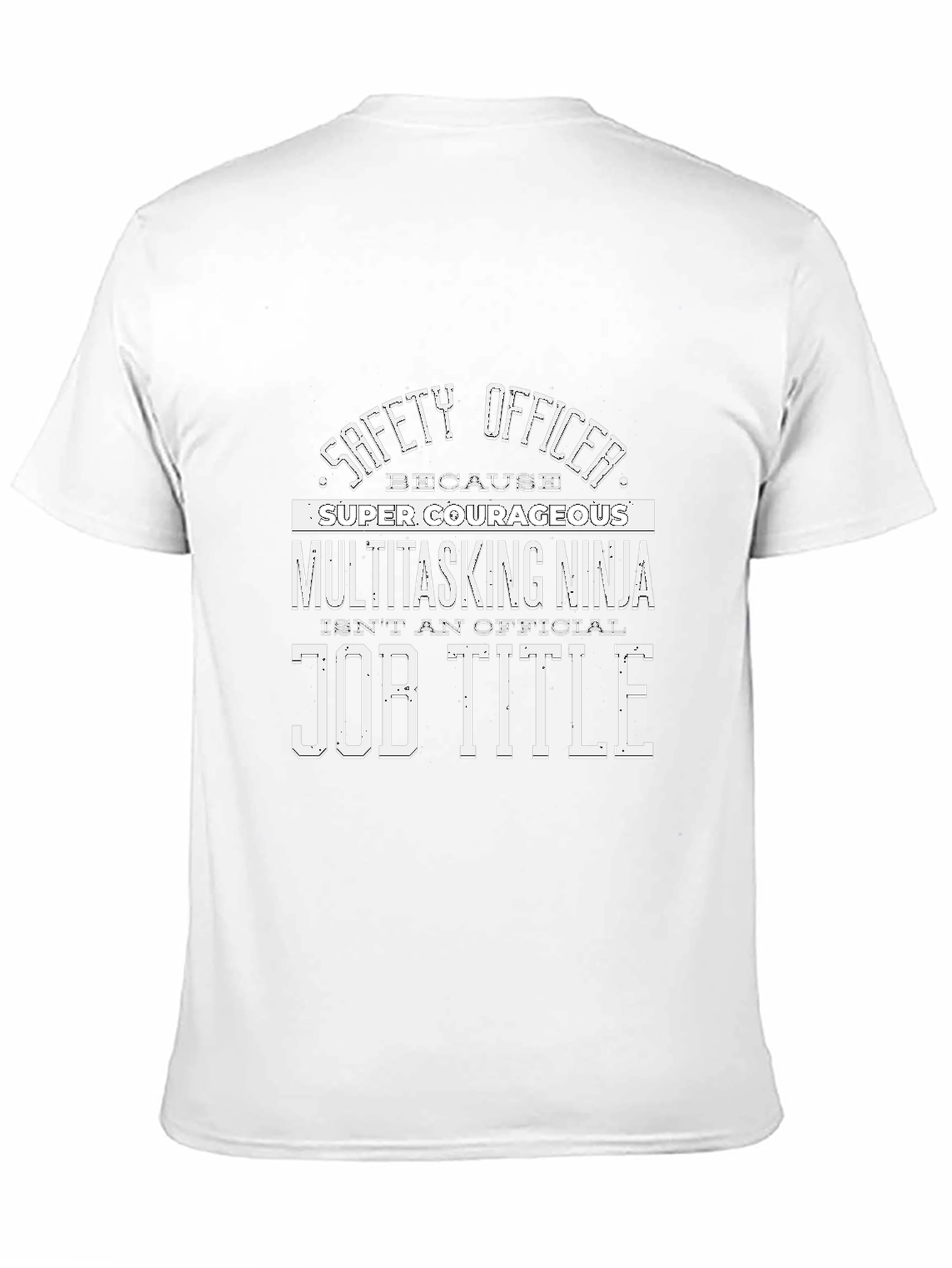 Safety Officer Multitasking Ninja Graphic Tee