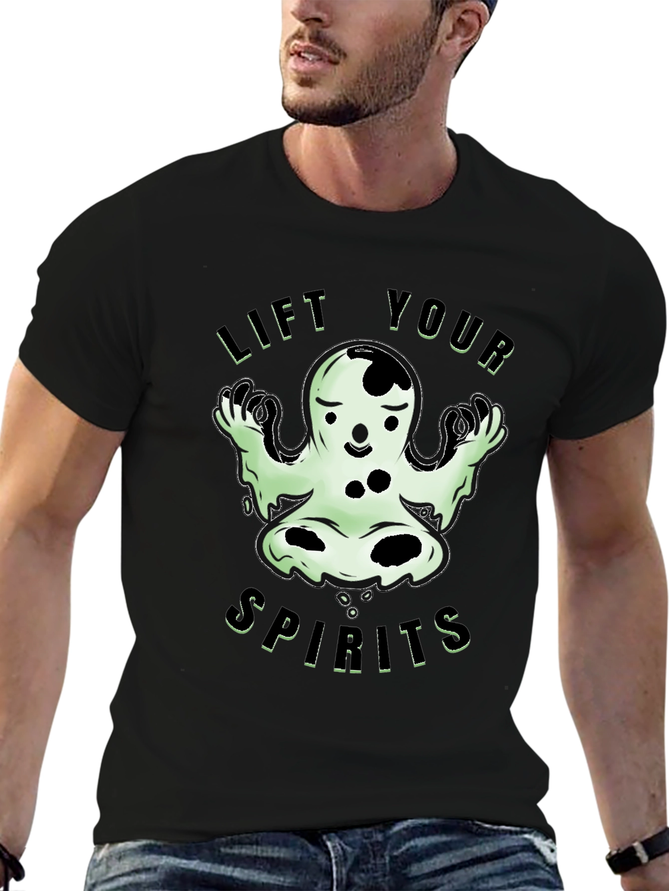 Lift Your Spirits Ghost Graphic Tee