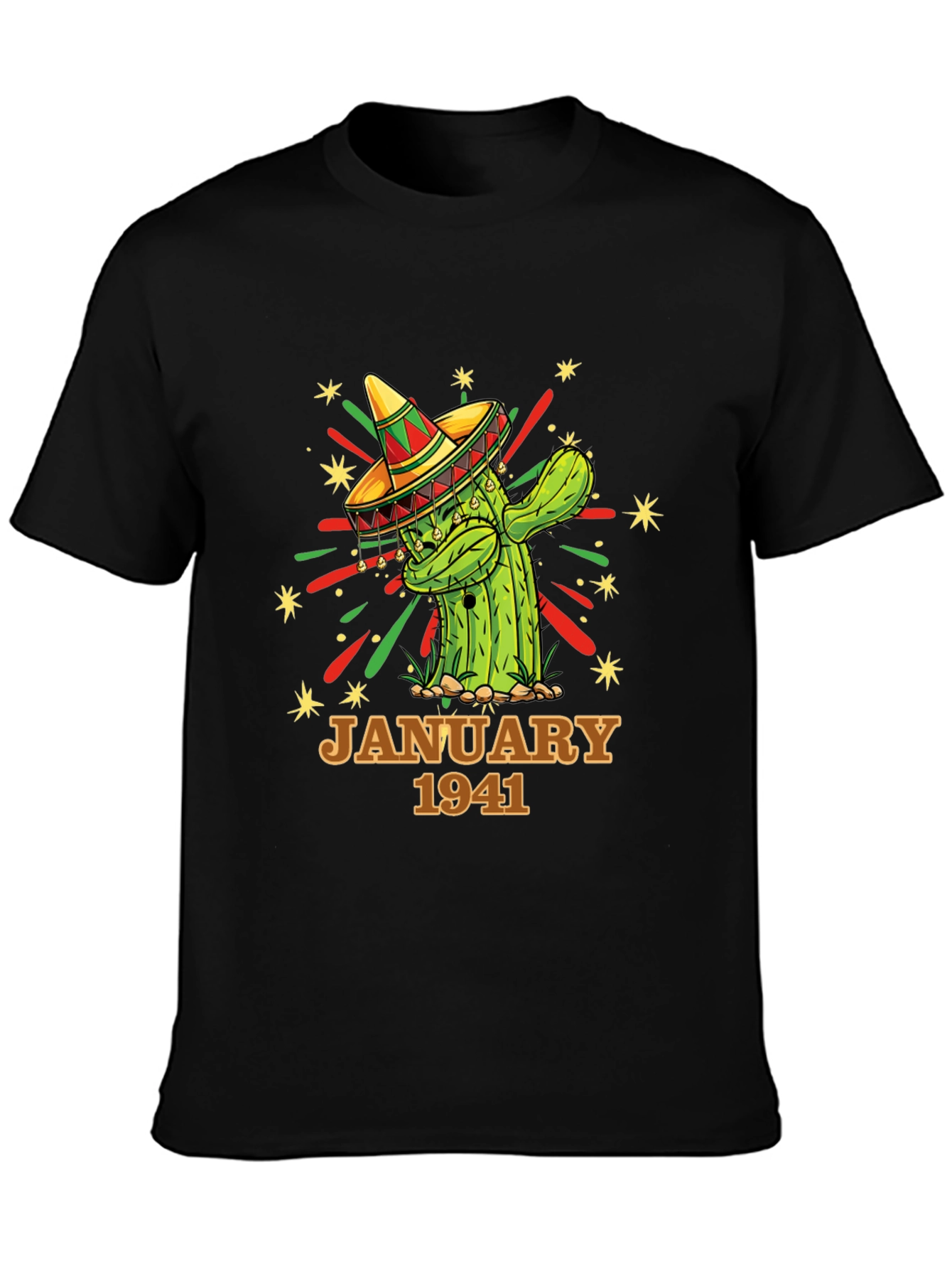 January 1941 Cactus Sombrero Graphic Tee