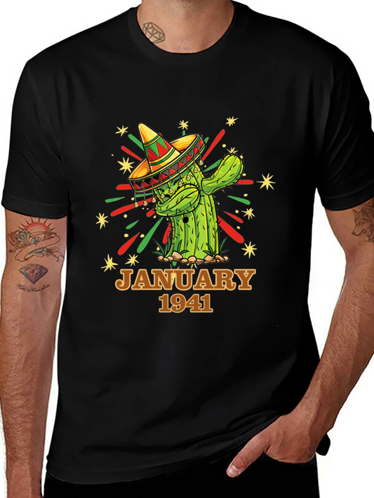 January 1941 Cactus Sombrero Graphic Tee