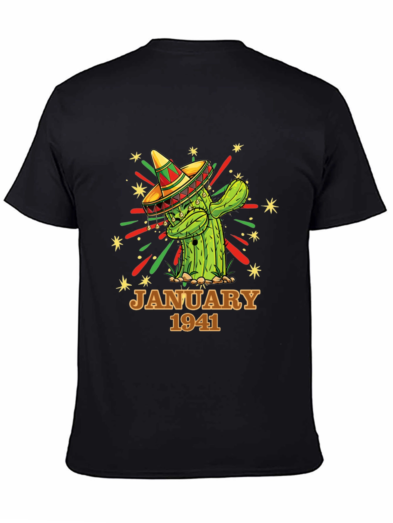 January 1941 Cactus Sombrero Graphic Tee