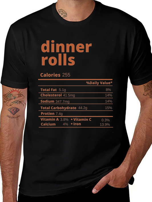Dinner Rolls Nutrition Facts T-Shirt