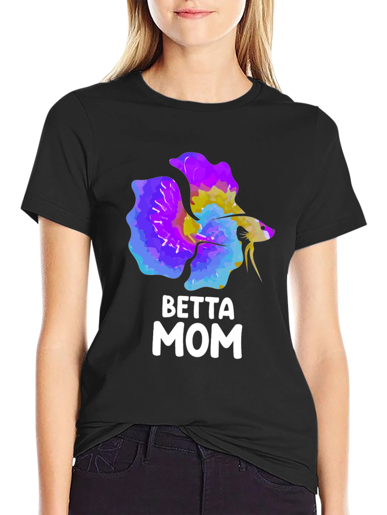 Betta Mom Graphic Tee - Fish Lover T-Shirt