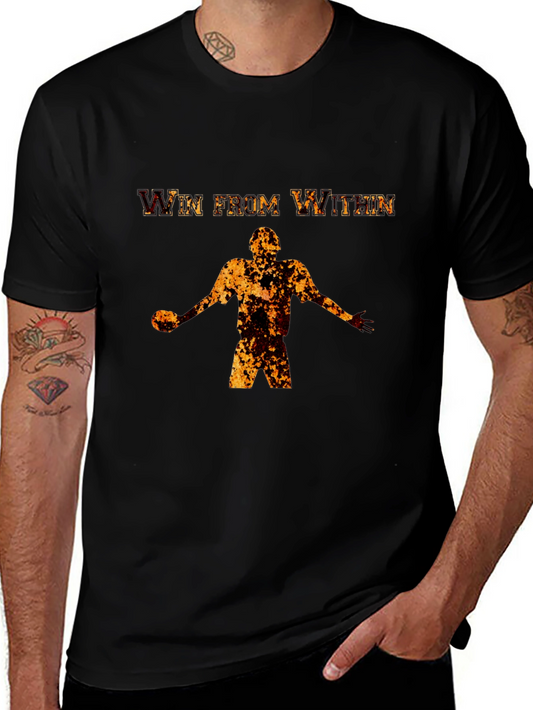 Win From Within Black Graphic Tee