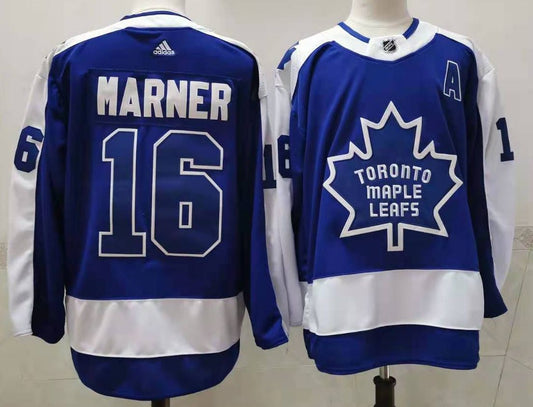 Men's Toronto Maple Leafs Mitch Marner #16 Blue Player Jerseys