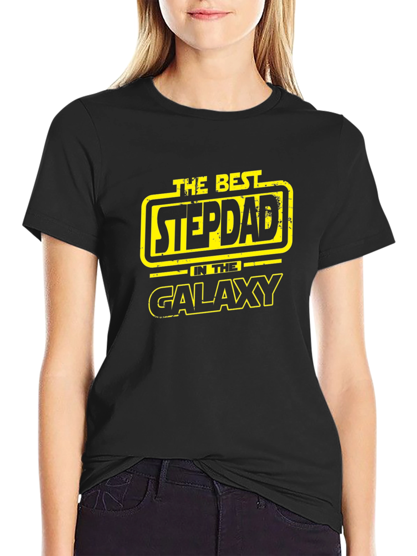Best Stepdad in the Galaxy - Novelty T-Shirt