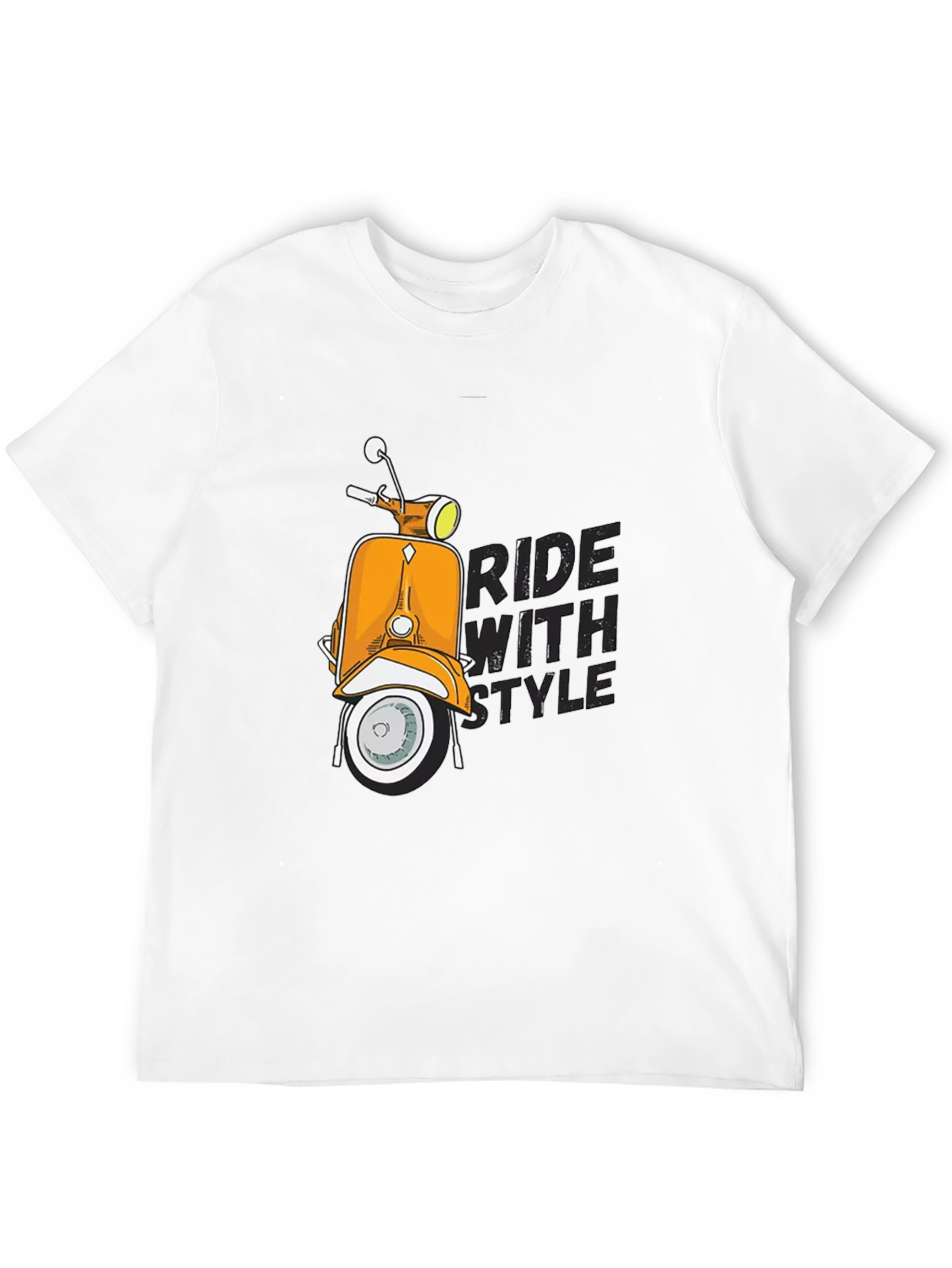 Ride With Style Scooter Graphic T-Shirt