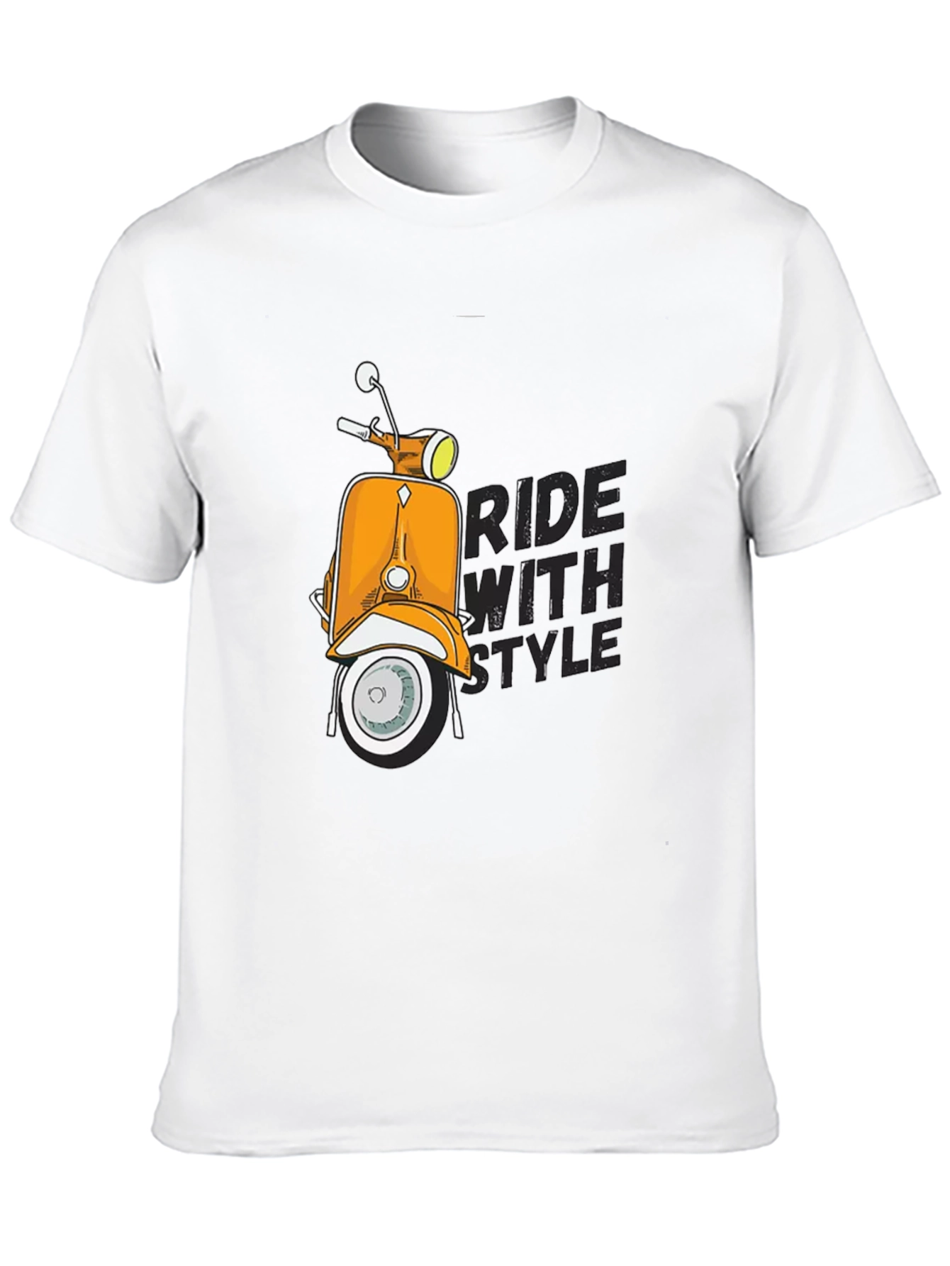 Ride With Style Scooter Graphic T-Shirt