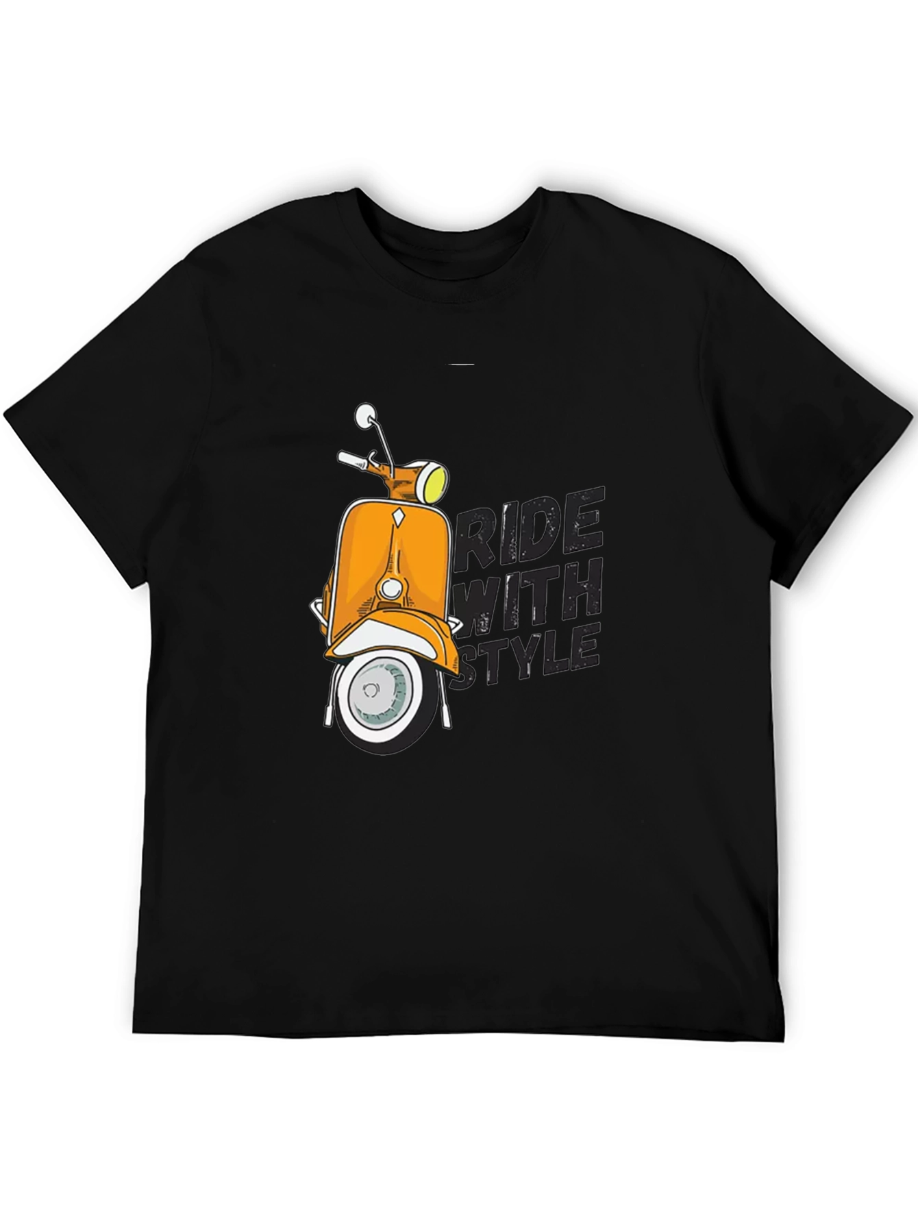 Ride With Style Scooter Graphic T-Shirt