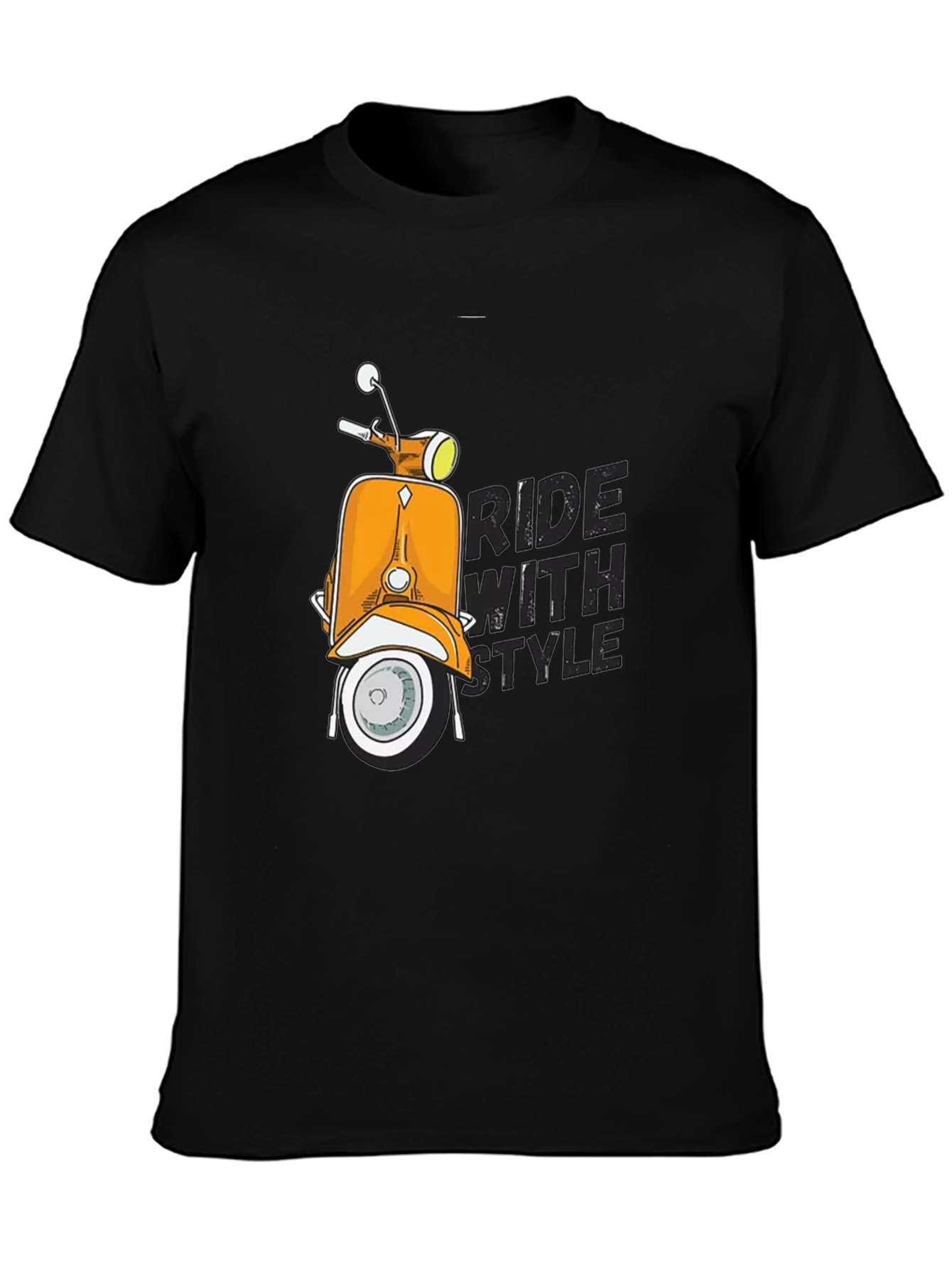 Ride With Style Scooter Graphic T-Shirt