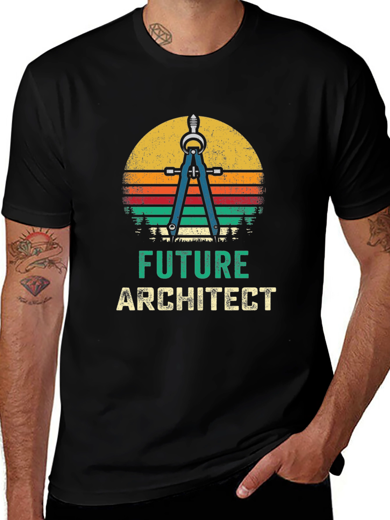 Future Architect Retro T-Shirt