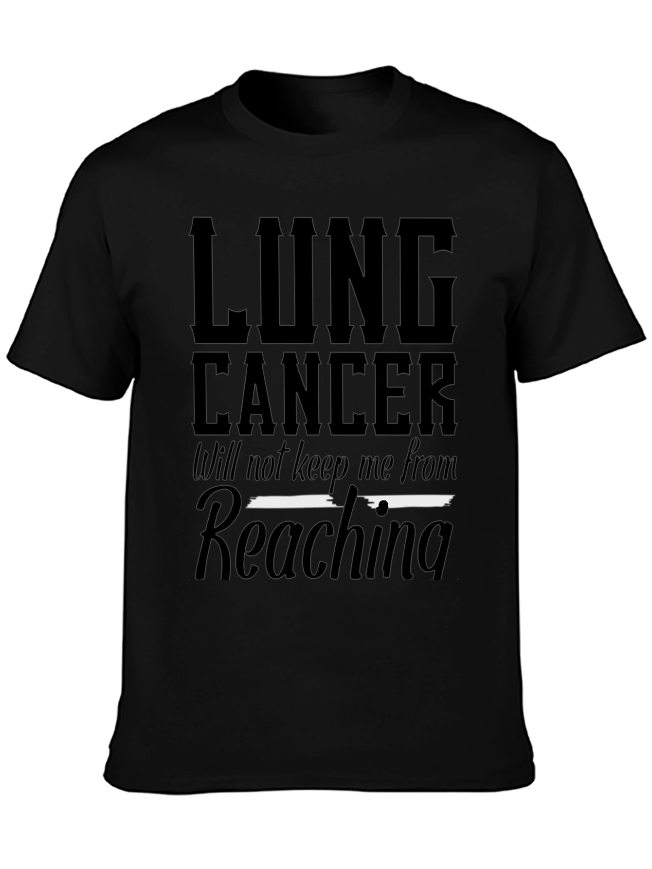 Lung Cancer Awareness T-Shirt - Reaching Goals