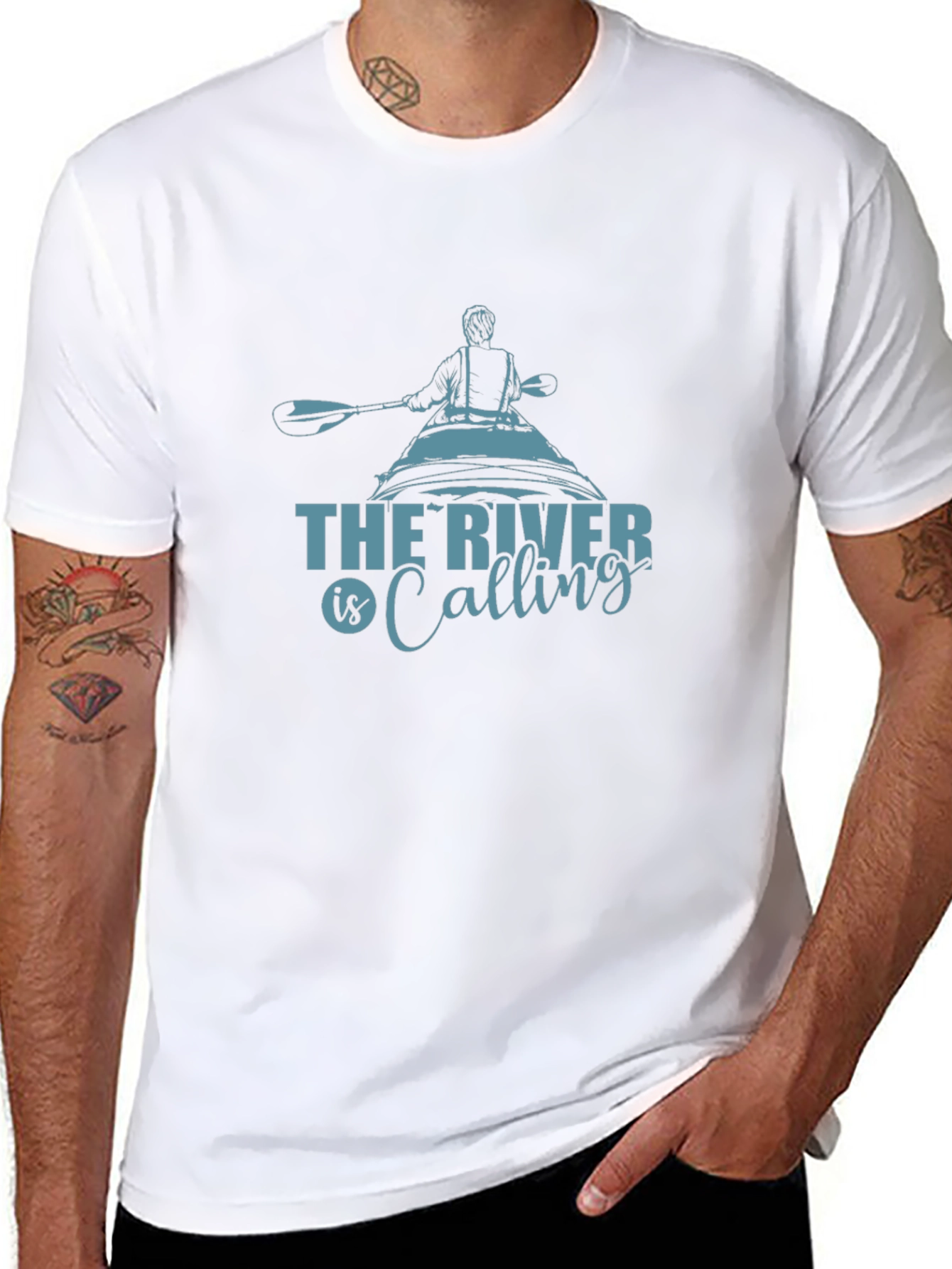 The River is Calling Graphic Tee