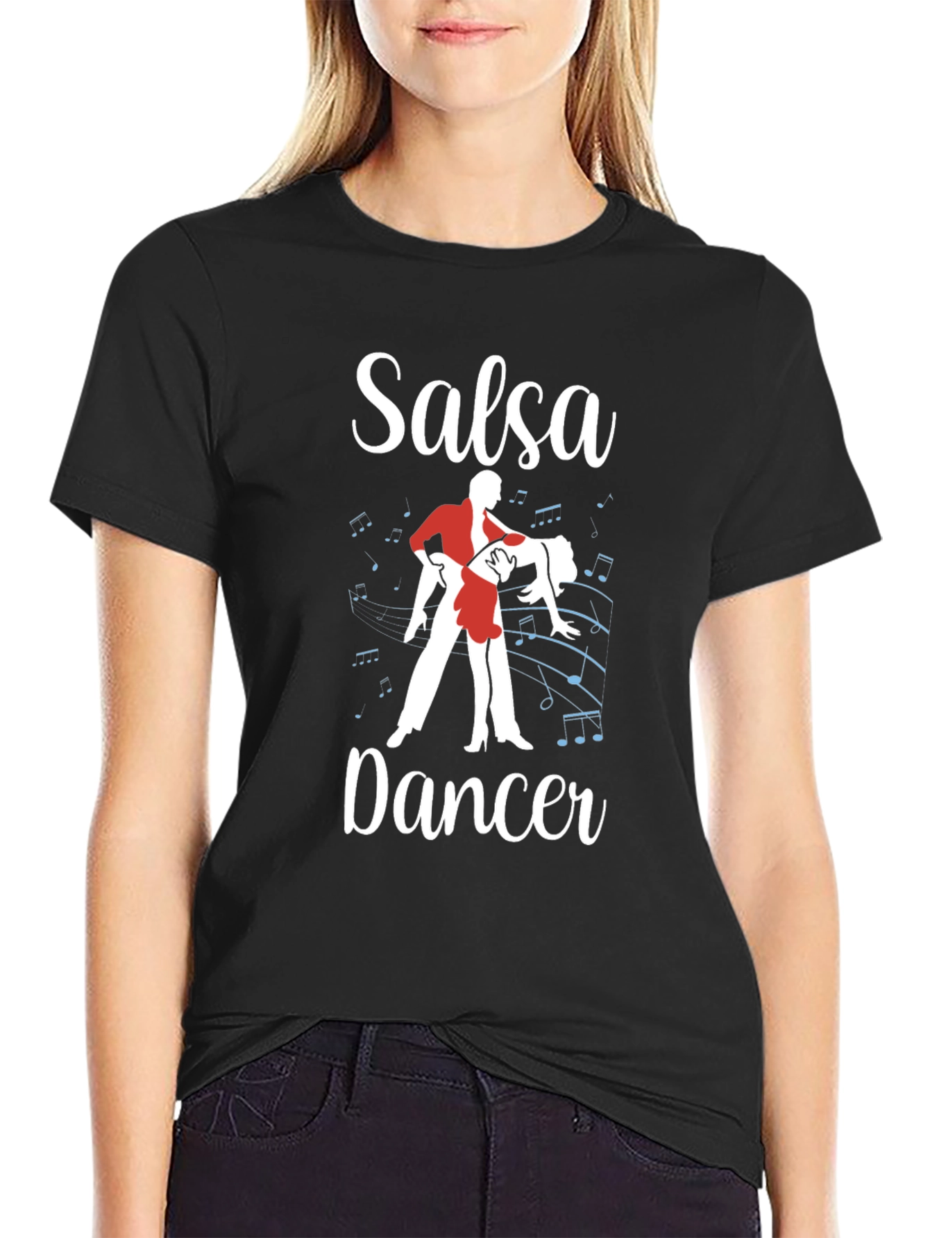 Salsa Dancer Graphic T-Shirt - Dance Lover Tee