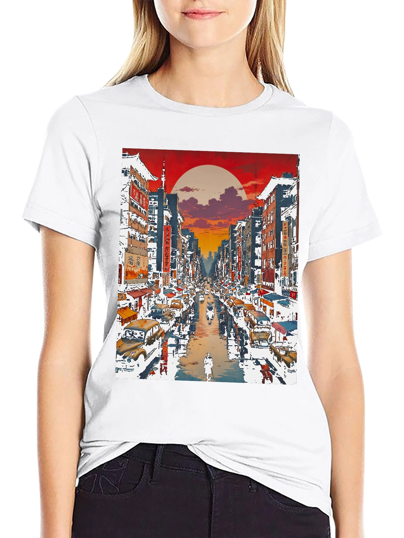 City Street T-Shirt Unique Graphic Tee
