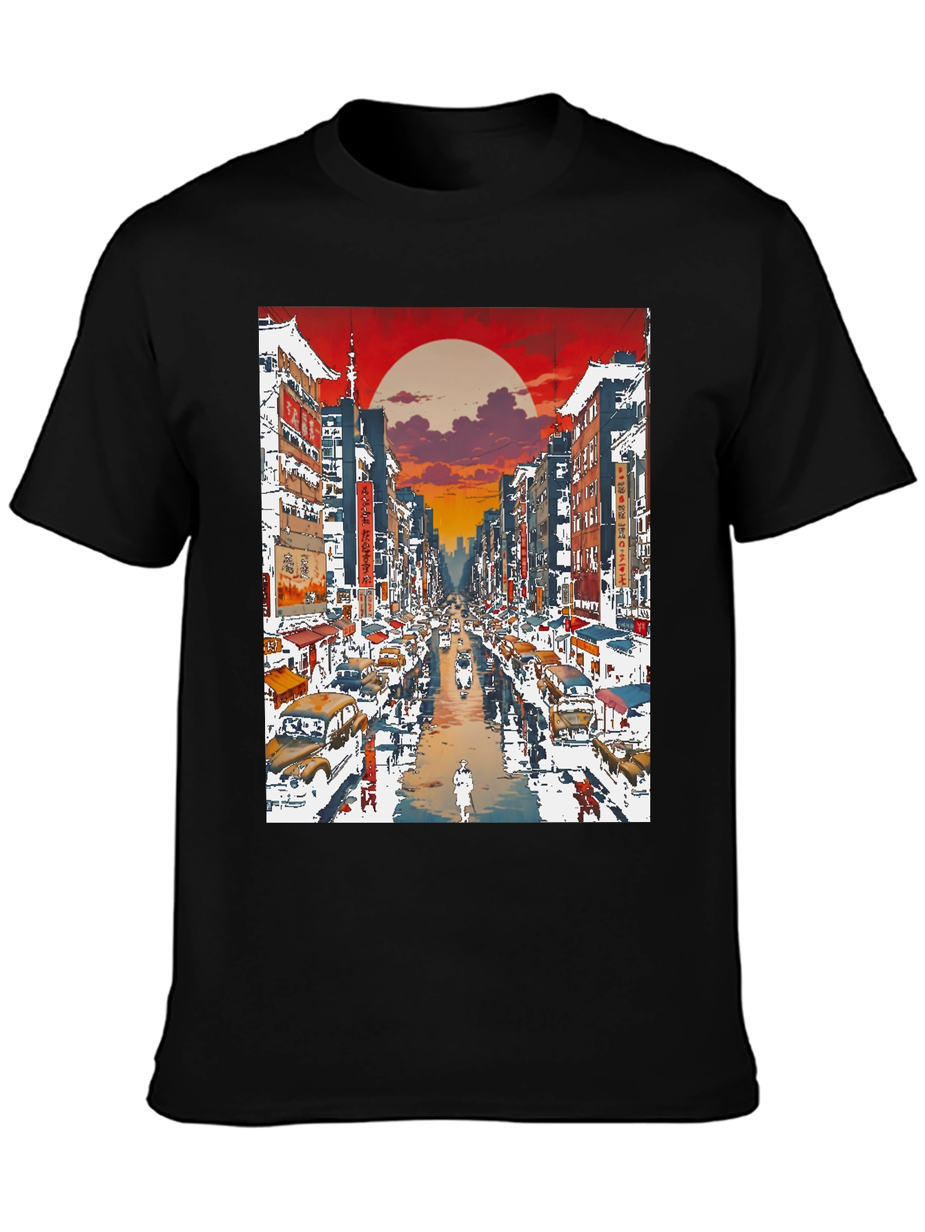 City Street T-Shirt Unique Graphic Tee